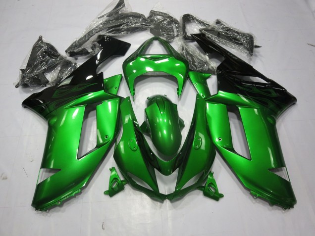 2007-2008 Special Green Kawasaki ZX6R Motorcycle Fairing UK 2007-2008 Special Green Kawasaki ZX6R Motorcycle Fairing UK