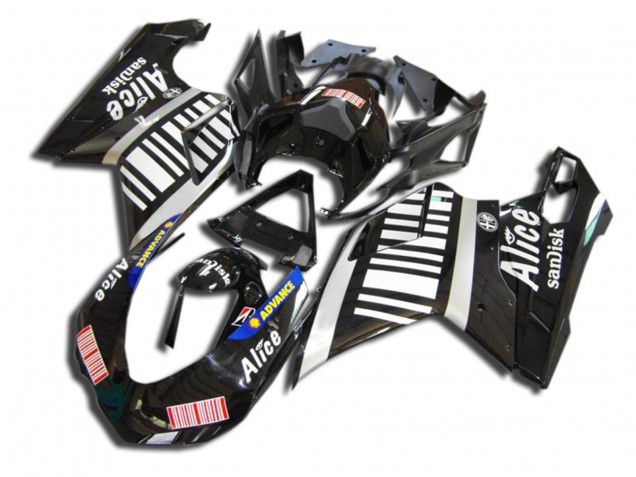 2007-2012 Black Alice Ducati 848 1098 1198 Motorcycle Fairing UK 2007-2012 Black Alice Ducati 848 1098 1198 Motorcycle Fairing UK