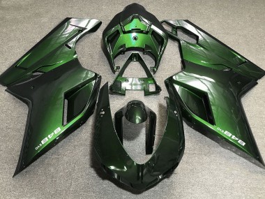 2007-2012 Deep Green Ducati 848 1098 1198 Motorcycle Fairing UK