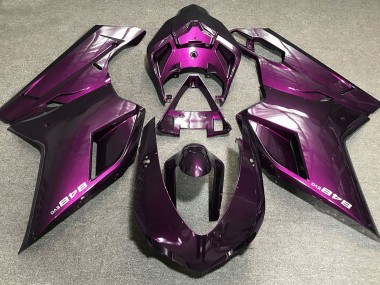 2007-2012 Deep Pink Ducati 848 1098 1198 Motorcycle Fairing UK