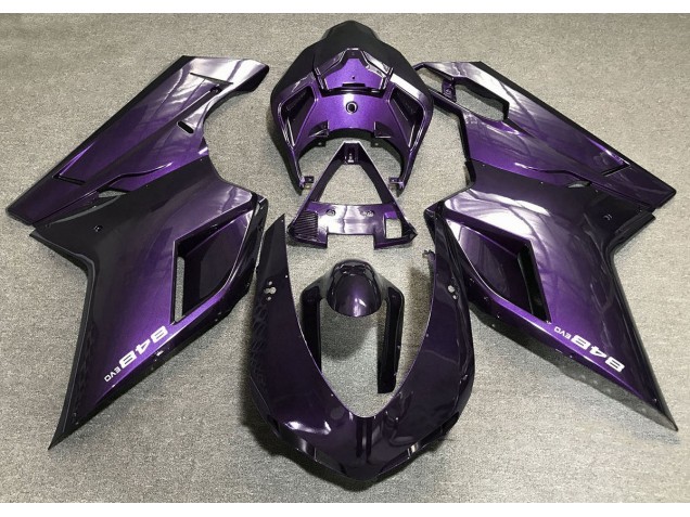 2007-2012 Deep Purple Ducati 848 1098 1198 Motorcycle Fairing UK 2007-2012 Deep Purple Ducati 848 1098 1198 Motorcycle Fairing UK