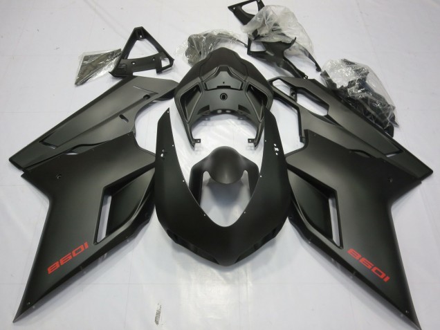 2007-2012 Matte Black Ducati 848 1098 1198 Motorcycle Fairing UK 2007-2012 Matte Black Ducati 848 1098 1198 Motorcycle Fairing UK