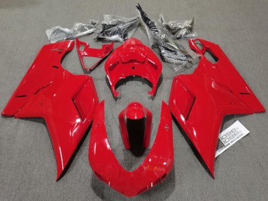 2007-2012 Plain Gloss Red Ducati 848 1098 1198 Motorcycle Fairing UK