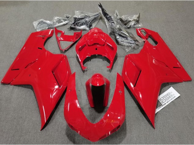 2007-2012 Plain Gloss Red Ducati 848 1098 1198 Motorcycle Fairing UK 2007-2012 Plain Gloss Red Ducati 848 1098 1198 Motorcycle Fairing UK