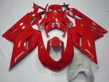 2007-2012 Red 1098 Ducati 848 1098 1198 Motorcycle Fairing UK