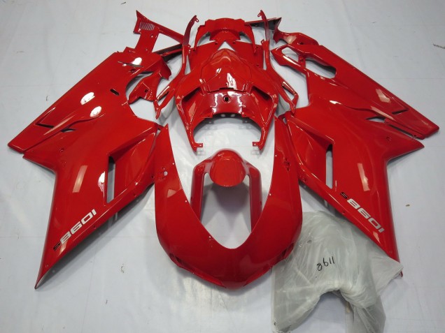2007-2012 Red 1098 Ducati 848 1098 1198 Motorcycle Fairing UK 2007-2012 Red 1098 Ducati 848 1098 1198 Motorcycle Fairing UK