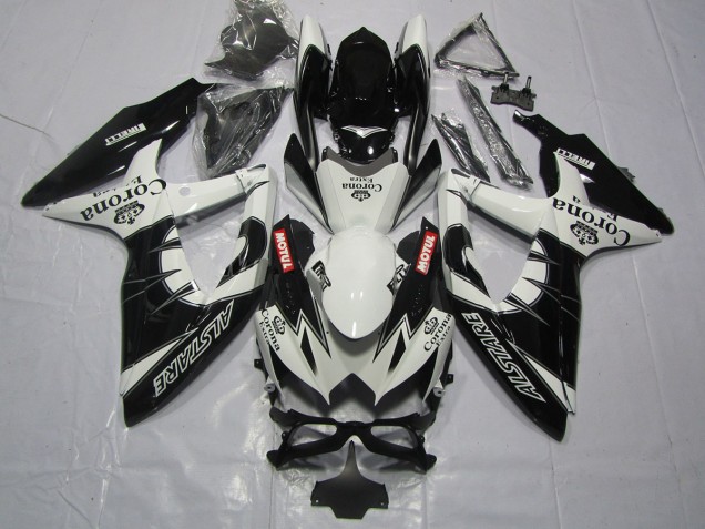2008-2010 Black Corona Suzuki GSXR 600-750 Motorcycle Fairing UK 2008-2010 Black Corona Suzuki GSXR 600-750 Motorcycle Fairing UK