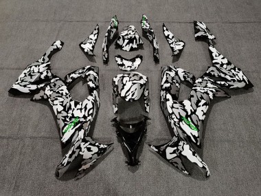 2008-2010 Camo and Green Kawasaki ZX10R Motorcycle Fairing UK