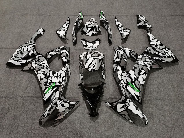 2008-2010 Camo and Green Kawasaki ZX10R Motorcycle Fairing UK 2008-2010 Camo and Green Kawasaki ZX10R Motorcycle Fairing UK