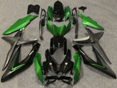 2008-2010 Gloss Green & Green R Suzuki GSXR 600-750 Motorcycle Fairing UK