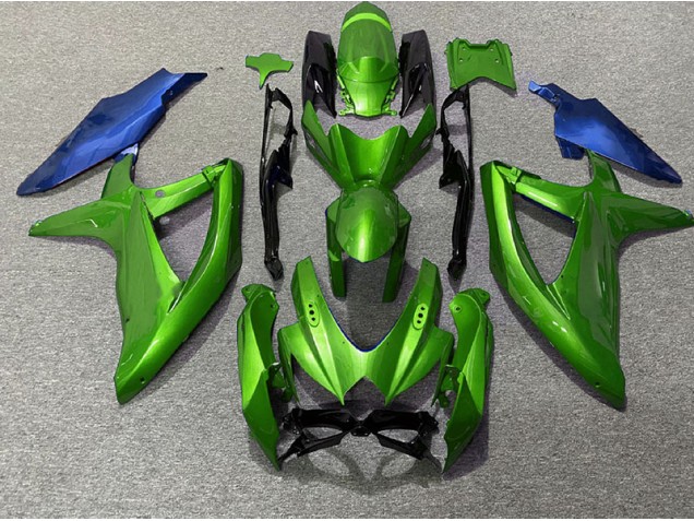 2008-2010 Green and Blue Suzuki GSXR 600-750 Motorcycle Fairing UK 2008-2010 Green and Blue Suzuki GSXR 600-750 Motorcycle Fairing UK