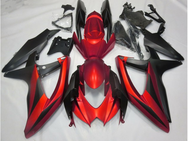 2008-2010 Matte Red No R Suzuki GSXR 600-750 Motorcycle Fairing UK 2008-2010 Matte Red No R Suzuki GSXR 600-750 Motorcycle Fairing UK