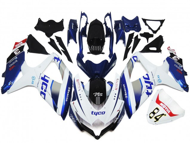 2008-2010 TYCO Gloss Custom Style Suzuki GSXR 600-750 Motorcycle Fairing UK 2008-2010 TYCO Gloss Custom Style Suzuki GSXR 600-750 Motorcycle Fairing UK