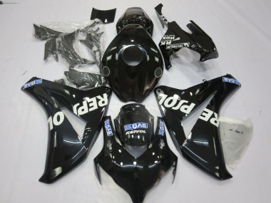 2008-2011 Black Repsol Honda CBR1000RR Motorcycle Fairing UK