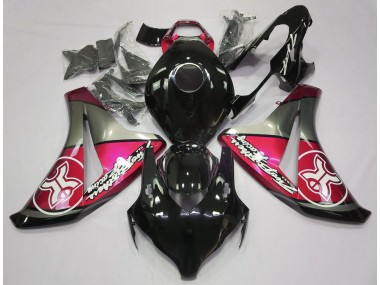 2008-2011 Candy Red on Black Custom Honda CBR1000RR Motorcycle Fairing UK