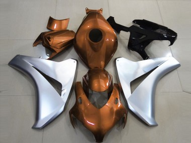 2008-2011 Gloss Orange and Silver Honda CBR1000RR Motorcycle Fairing UK