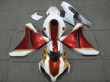 2008-2011 Gold and Red 19 Honda CBR1000RR Motorcycle Fairing UK