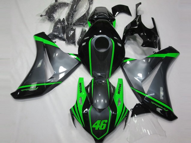 2008-2011 Gray Motul & Green Honda CBR1000RR Motorcycle Fairing UK 2008-2011 Gray Motul & Green Honda CBR1000RR Motorcycle Fairing UK