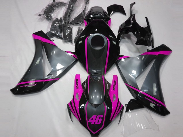 2008-2011 Gray Motul & Pink Honda CBR1000RR Motorcycle Fairing UK 2008-2011 Gray Motul & Pink Honda CBR1000RR Motorcycle Fairing UK