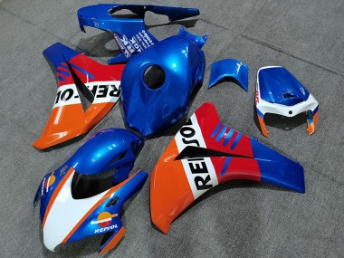 2008-2011 Pearl Blue Repsol Style Honda CBR1000RR Motorcycle Fairing UK