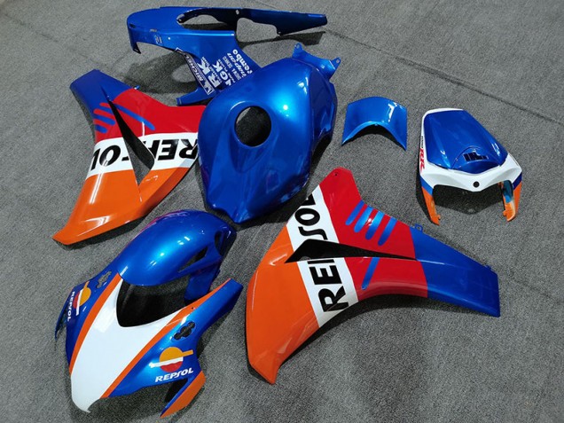 2008-2011 Pearl Blue Repsol Style Honda CBR1000RR Motorcycle Fairing UK 2008-2011 Pearl Blue Repsol Style Honda CBR1000RR Motorcycle Fairing UK