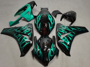 2008-2011 Teal Flame Honda CBR1000RR Motorcycle Fairing UK