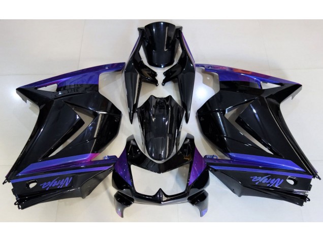 2008-2013 Gloss Black & Blue Kawasaki Ninja 250 Motorcycle Fairing UK 2008-2013 Gloss Black & Blue Kawasaki Ninja 250 Motorcycle Fairing UK