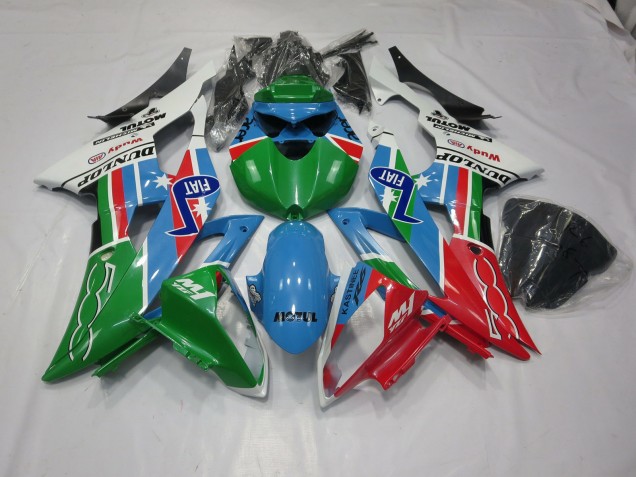 2008-2016 Dunlop Design Yamaha R6 Motorcycle Fairing UK 2008-2016 Dunlop Design Yamaha R6 Motorcycle Fairing UK