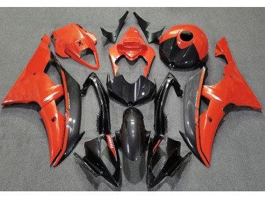 2008-2016 Gloss Orange and Carbon Yamaha R6 Motorcycle Fairing UK