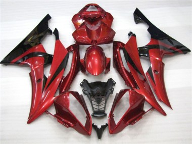 2008-2016 Maroon Black Yamaha R6 Motorcycle Fairing UK