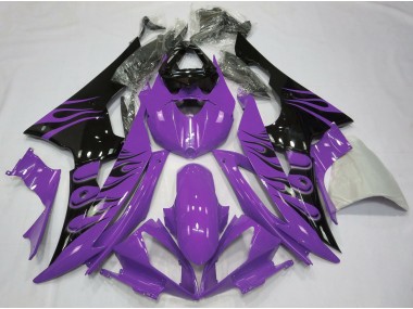 2008-2016 Purple Flame Style Yamaha R6 Motorcycle Fairing UK