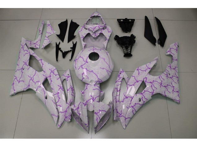 2008-2016 Purple Lighting Yamaha R6 Motorcycle Fairing UK 2008-2016 Purple Lighting Yamaha R6 Motorcycle Fairing UK