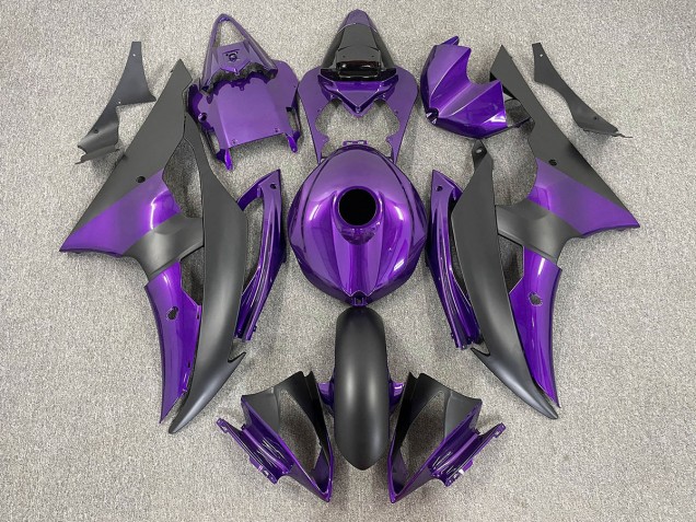 2008-2016 Purple and Matte Black Yamaha R6 Motorcycle Fairing UK 2008-2016 Purple and Matte Black Yamaha R6 Motorcycle Fairing UK