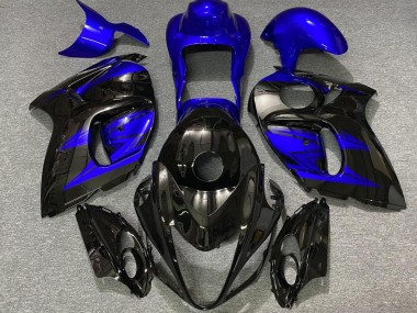 2008-2019 Gloss Black and Deep Blue Suzuki GSXR 1300 Motorcycle Fairing UK