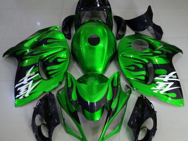 2008-2019 Gloss Green & Black Suzuki GSXR 1300 Motorcycle Fairing UK