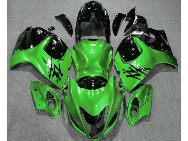 2008-2019 Gloss Green and Black Suzuki GSXR 1300 Motorcycle Fairing UK 2008-2019 Gloss Green and Black Suzuki GSXR 1300 Motorcycle Fairing UK