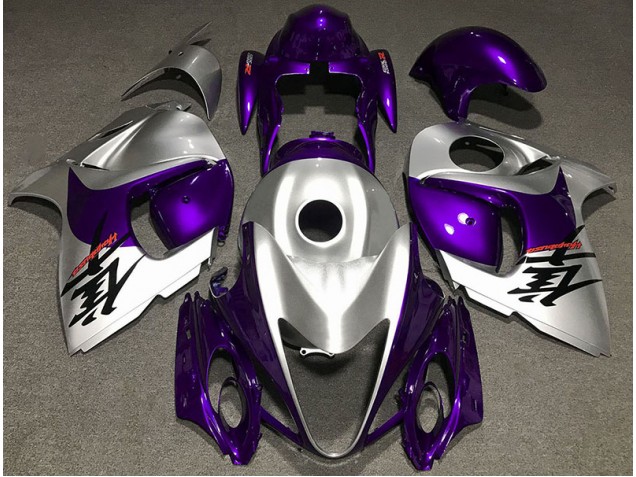 2008-2019 Gloss Purple and Silver Suzuki GSXR 1300 Motorcycle Fairing UK 2008-2019 Gloss Purple and Silver Suzuki GSXR 1300 Motorcycle Fairing UK