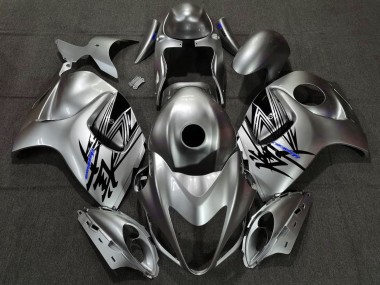 2008-2019 Liquid Silver & Blue Suzuki GSXR 1300 Motorcycle Fairing UK