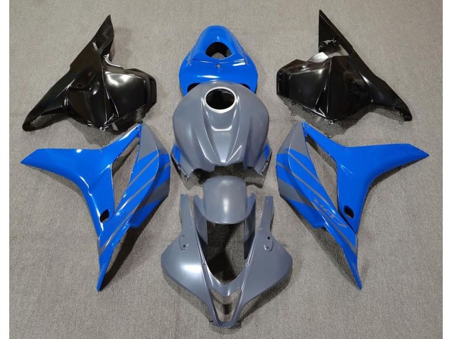 2009-2012 Double Blue on Gray Honda CBR600RR Motorcycle Fairing UK 2009-2012 Double Blue on Gray Honda CBR600RR Motorcycle Fairing UK