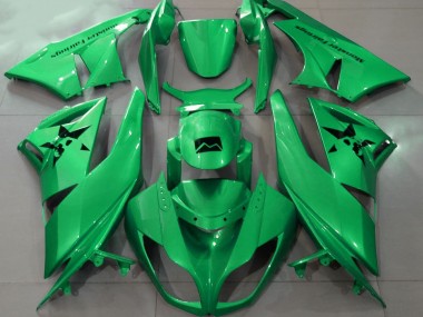 2009-2012 Gloss Green & Custom Kawasaki ZX6R Motorcycle Fairing UK