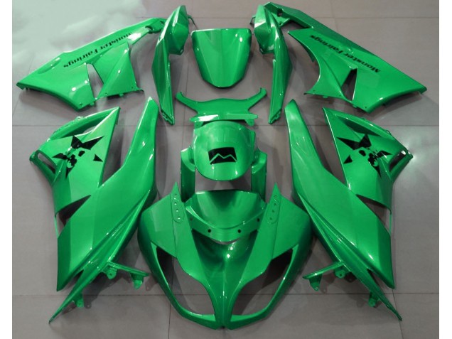 2009-2012 Gloss Green & Custom Kawasaki ZX6R Motorcycle Fairing UK 2009-2012 Gloss Green & Custom Kawasaki ZX6R Motorcycle Fairing UK