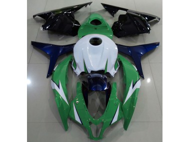 2009-2012 Gloss Green and Blue Honda CBR600RR Motorcycle Fairing UK