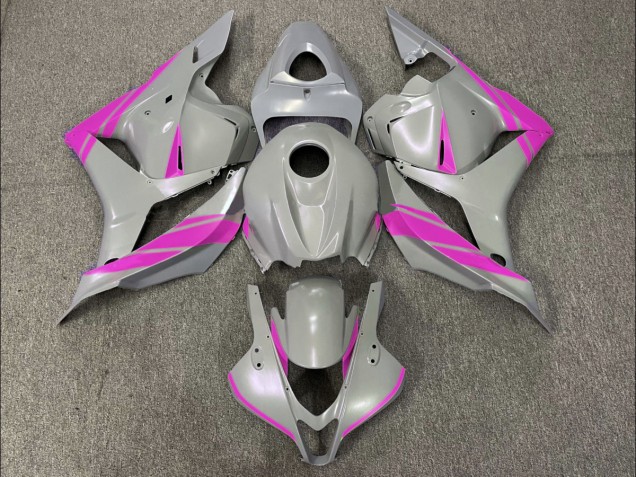 2009-2012 Nardo Gray and Pink Honda CBR600RR Motorcycle Fairing UK 2009-2012 Nardo Gray and Pink Honda CBR600RR Motorcycle Fairing UK