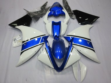 2009-2012 OEM Style Blue White Yamaha R1 Motorcycle Fairing UK