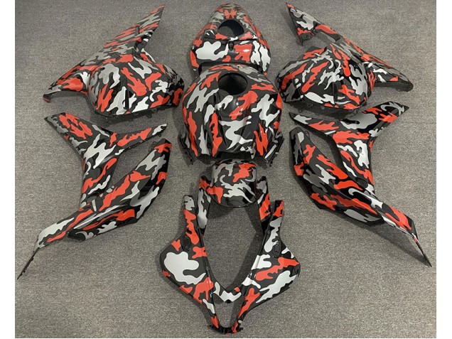 2009-2012 Red Grey Camo Honda CBR600RR Motorcycle Fairing UK 2009-2012 Red Grey Camo Honda CBR600RR Motorcycle Fairing UK