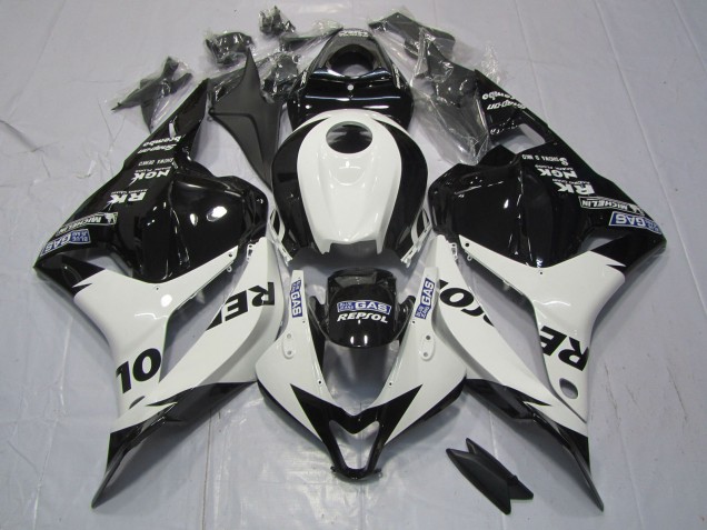 2009-2012 White and Black Repsol Honda CBR600RR Motorcycle Fairing UK 2009-2012 White and Black Repsol Honda CBR600RR Motorcycle Fairing UK