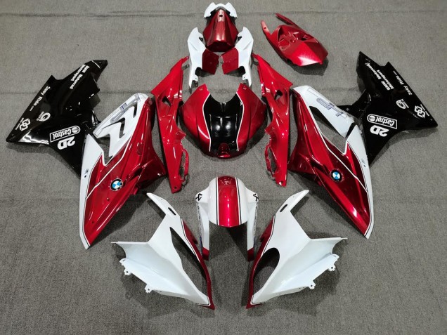2009-2016 Candy Red and White BMW S1000RR Motorcycle Fairing UK 2009-2016 Candy Red and White BMW S1000RR Motorcycle Fairing UK