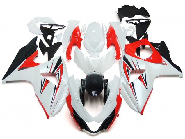 2009-2016 Gloss Red with White and black Custom Style Suzuki GSXR 1000 Motorcycle Fairing UK 2009-2016 Gloss Red with White and black Custom Style Suzuki GSXR 1000 Motorcycle Fairing UK