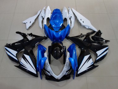 2009-2016 Gloss White and Black with Red Matte Blue Suzuki GSXR 1000 Motorcycle Fairing UK