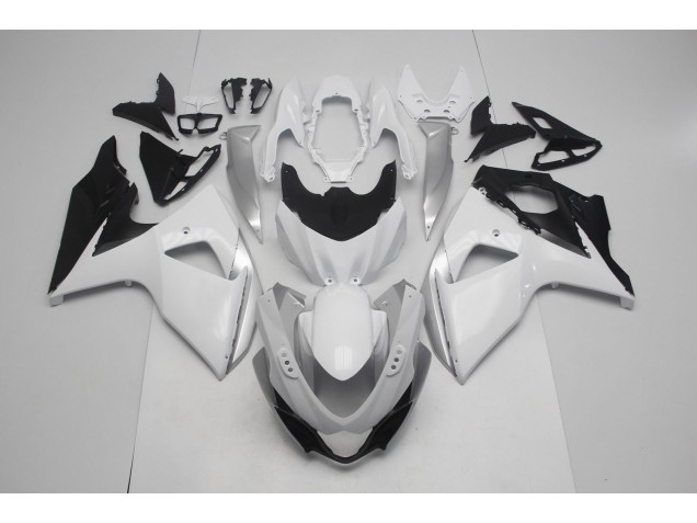 2009-2016 Gloss White and Silver Suzuki GSXR 1000 Motorcycle Fairing UK 2009-2016 Gloss White and Silver Suzuki GSXR 1000 Motorcycle Fairing UK